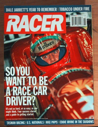 RACER MAGAZINE 1996 NOV - HOW TO BE A RACE DRIVER, IMSA GTS-2 BMW M3, HORNE